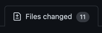 Files Changed Tab in GitHub